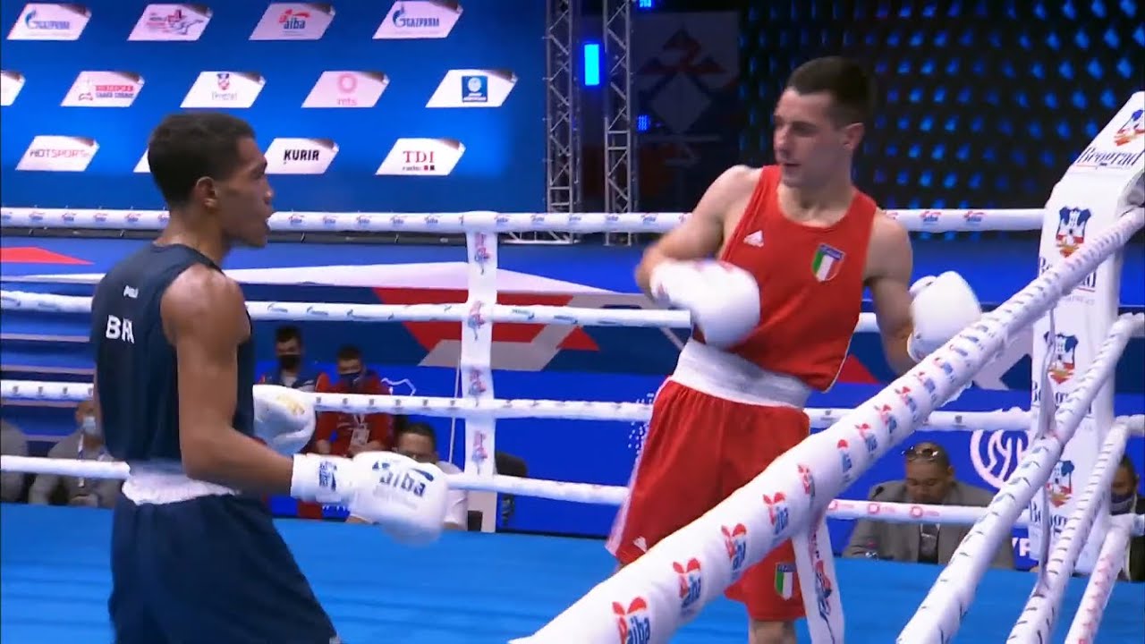 Day 4 (57kg) DI SERIO Raffaele (ITA) vs  DO NASCIMENTO CHALOT Luiz (BRA) | AIBA WCHs 2021