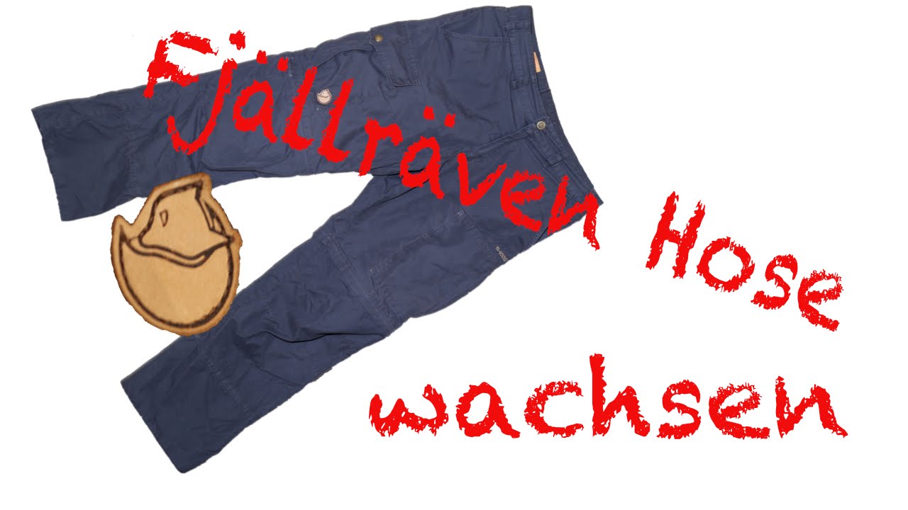Fjällräven Hose wachsen
