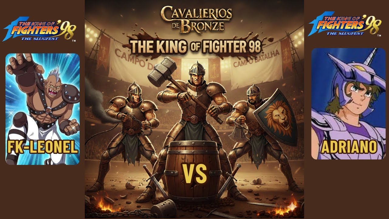 BLADES VS ZECABELO / CORTADOR VS ANDERAPY KOF98 TORNEIO CAVALEIROS DE BRONZE