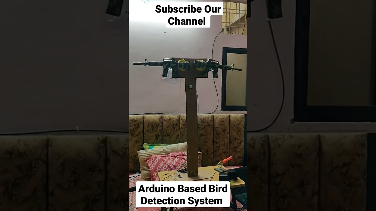 Arduino Based Bird Detection System Mechanical Project #shorts #short #youtube #viral #trending #diy