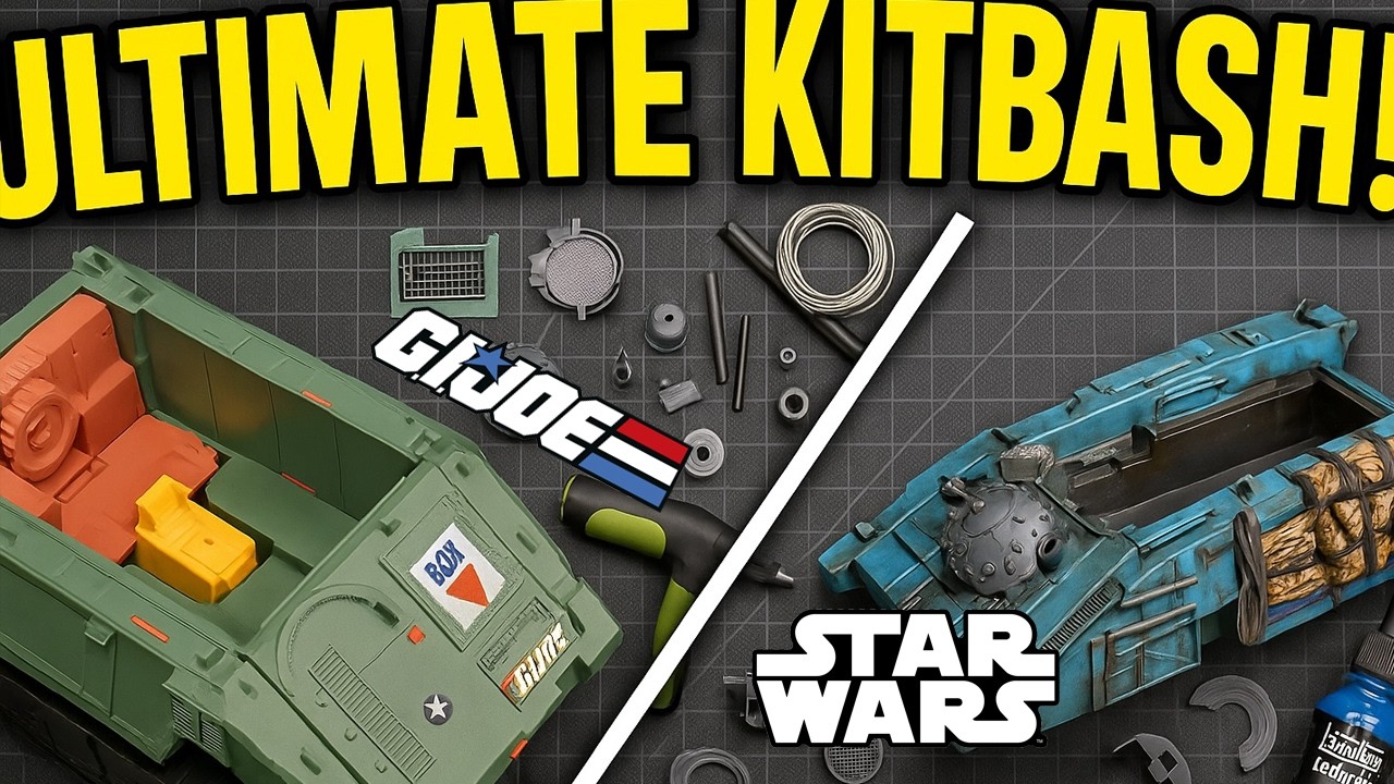 Я превратил танк G.I. Joe в лодку Jawa из «Звёздных войн» (и диораму тоже!)