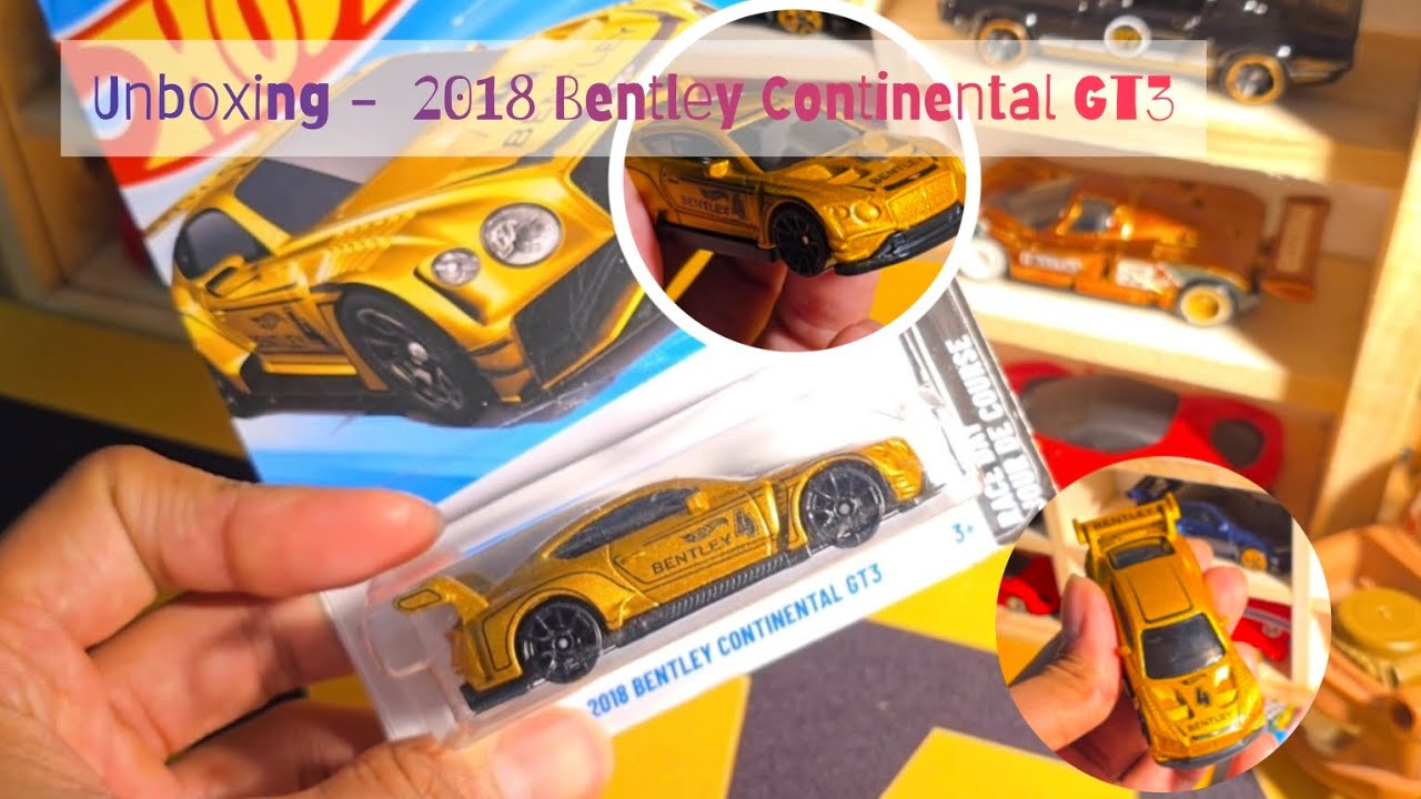 Unboxing and Review - The Golden Bentley!!! @hotwheels @Bentley 