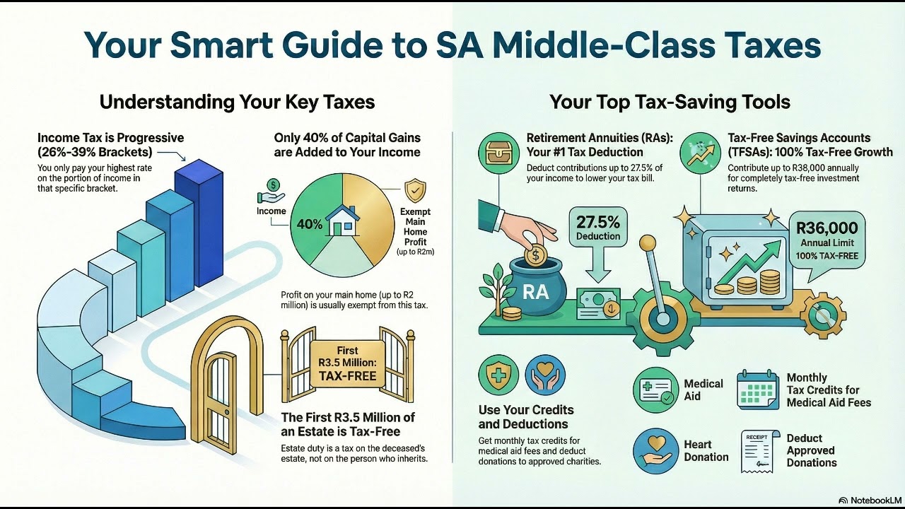 Podcast - 🇿🇦 Taxes Explained (Maybe) for the Middle Class in South Africa 