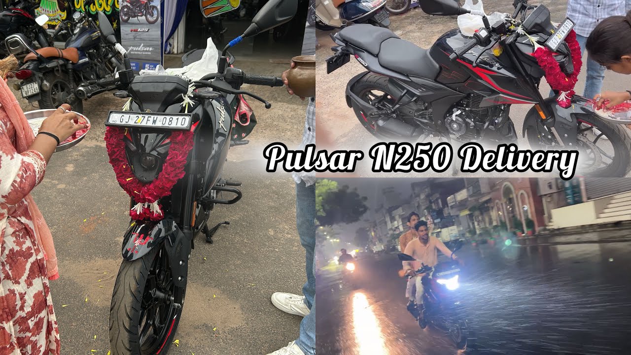 Pulsar N250 Delivery Full Video || #plusar #n250 #bajajpulsar #bajaj #ns200 #bajajbikes #vlog #viral