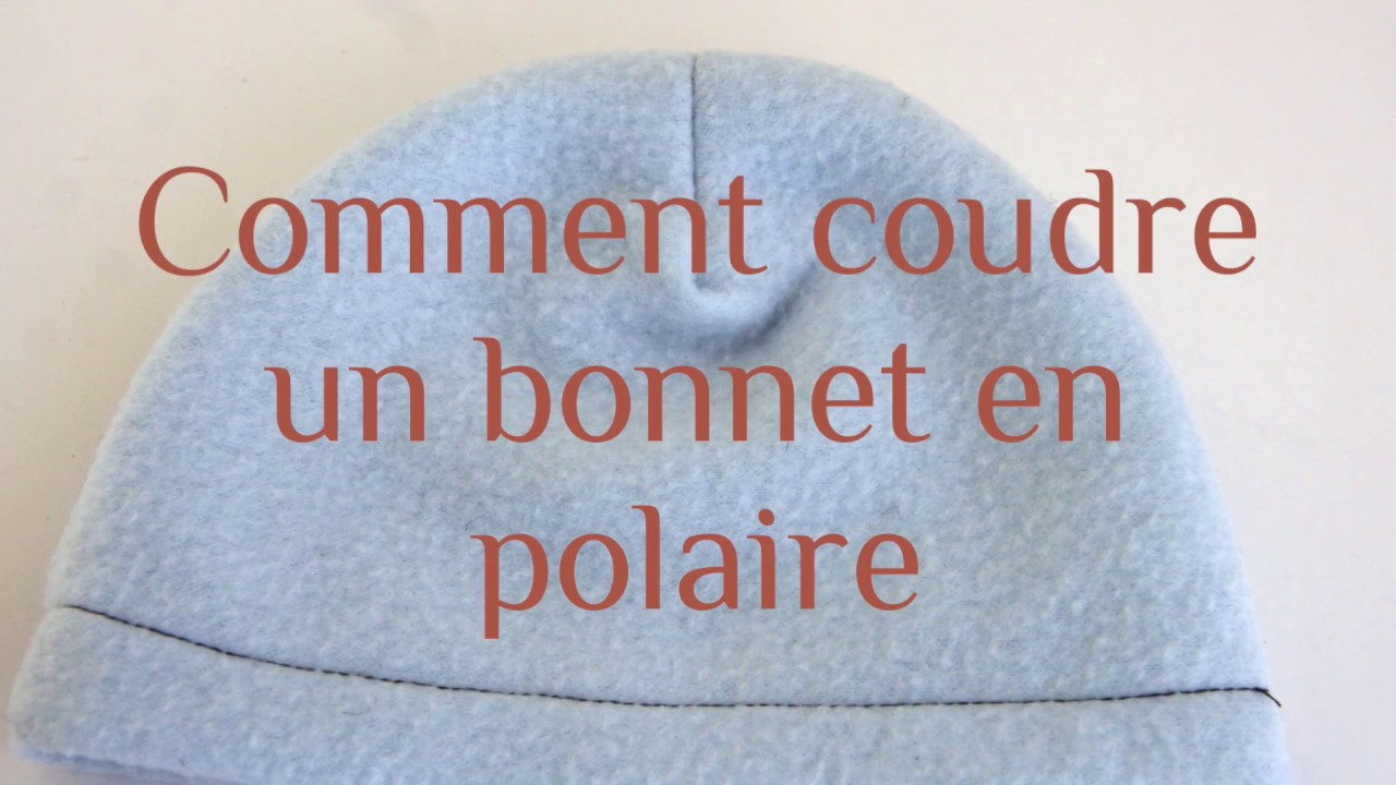 Coudre un bonnet en polaire