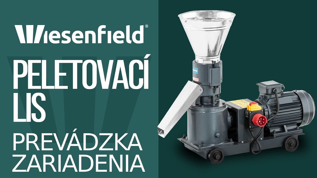 Peletovací lis Wiesenfield WIE-PM-500 | Prevádzka zariadenia