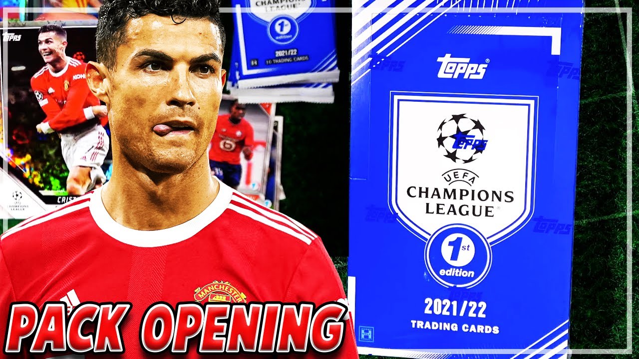 FIRST EDITION TOPPS CHAMPIONS LEAGUE 21/22 BOX PACK OPENING 😱🔥