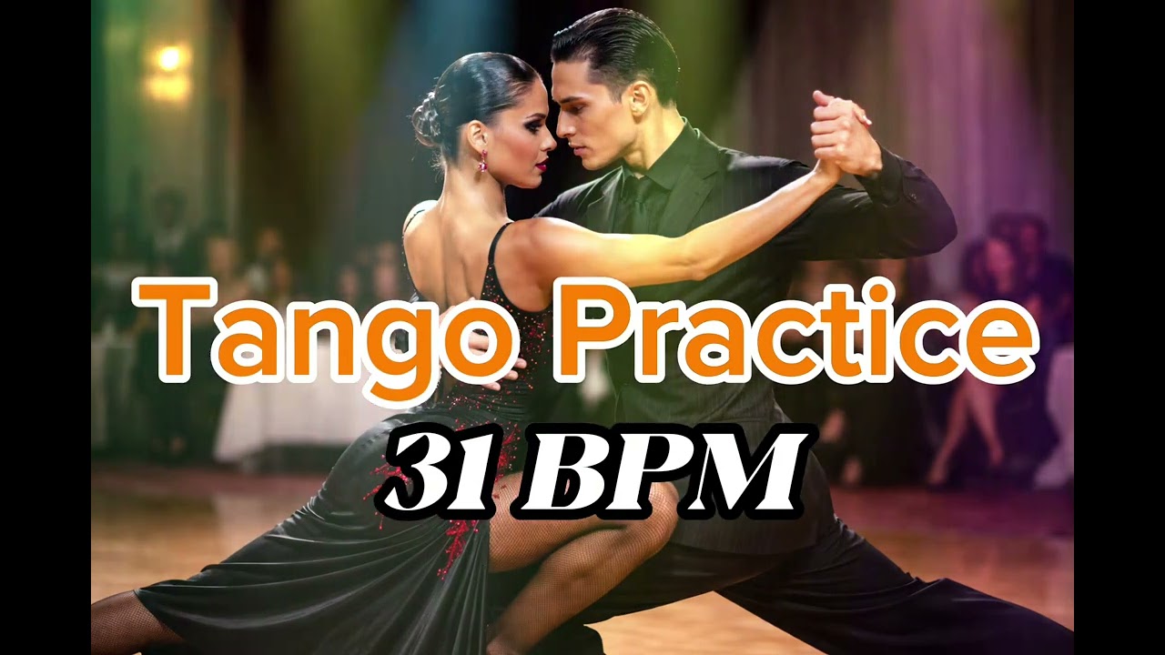 🎶 MIDNIGHT FLOOR TANGO – 31 BPM | Ballroom Tango Practice Music