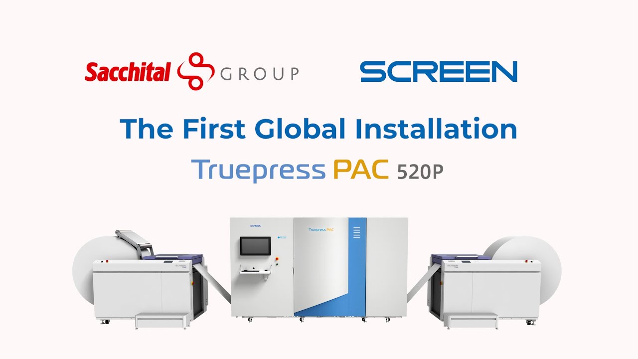 Sacchital has chosen the new SCREEN Truepress PAC 520P digital inkjet press