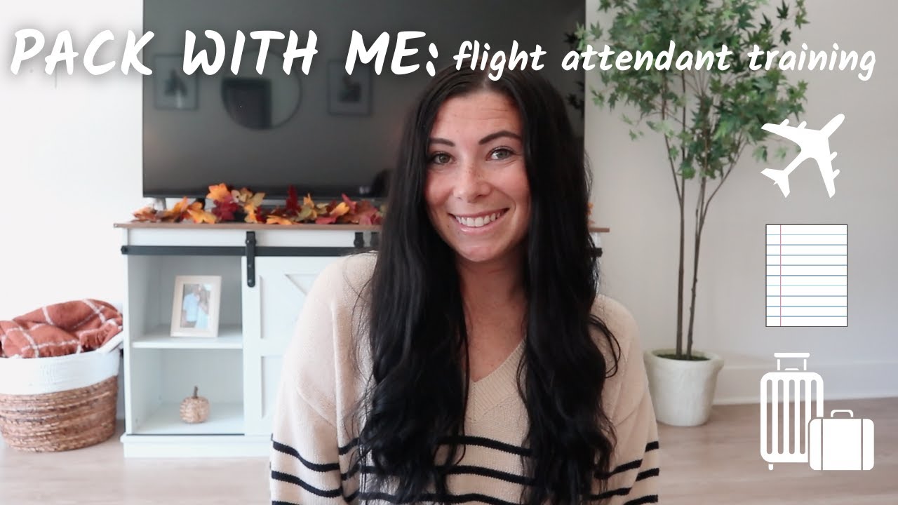 LET'S PACK FOR FLIGHT ATTENDANT TRAINING || What I am bringing to my 4 week training ||