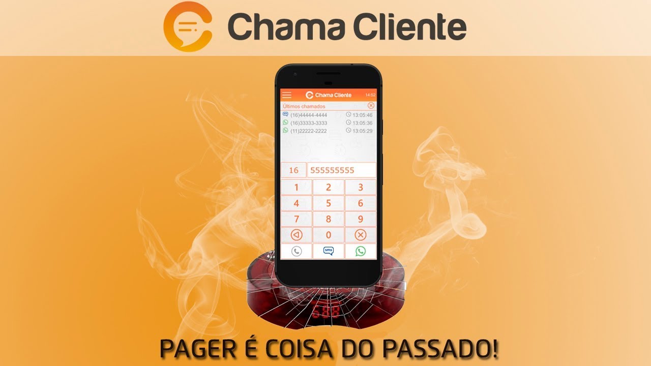 Chame clientes GRÁTIS! Sem pager, sem display!