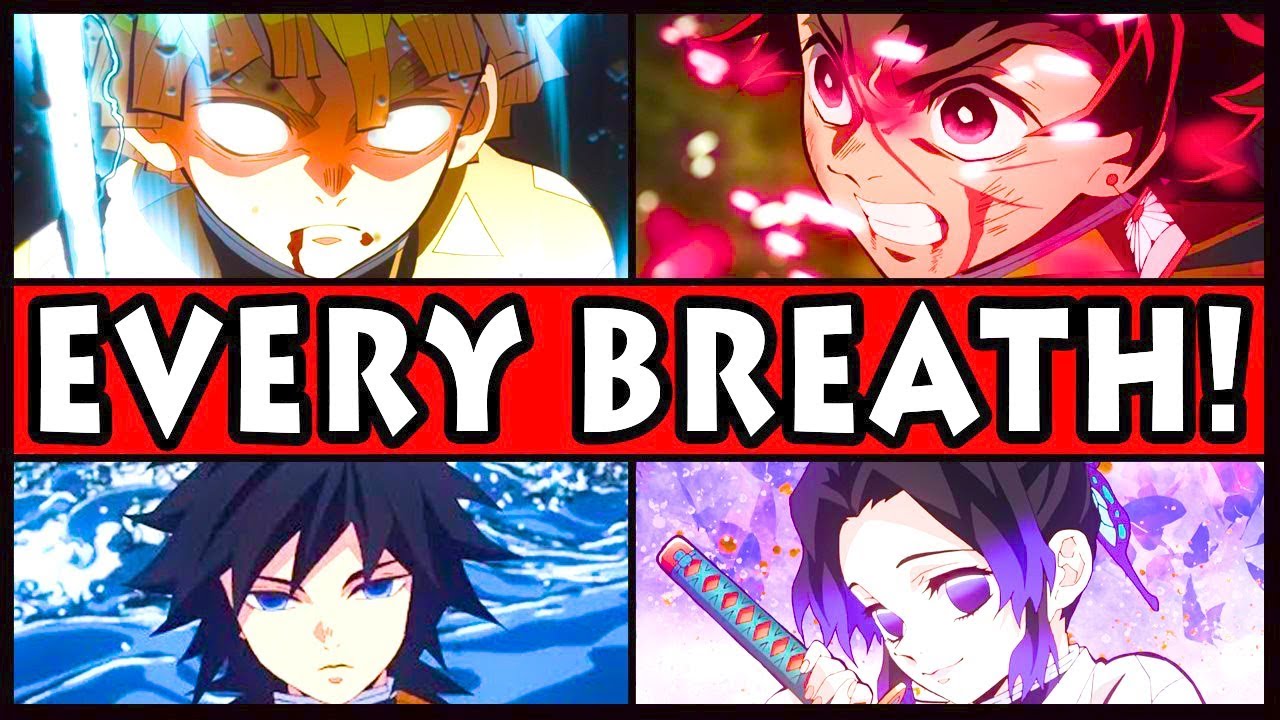 All 15 Battle Styles & Their Powers Explained! (Demon Slayer / Kimetsu no Yaiba Every Breath Style)