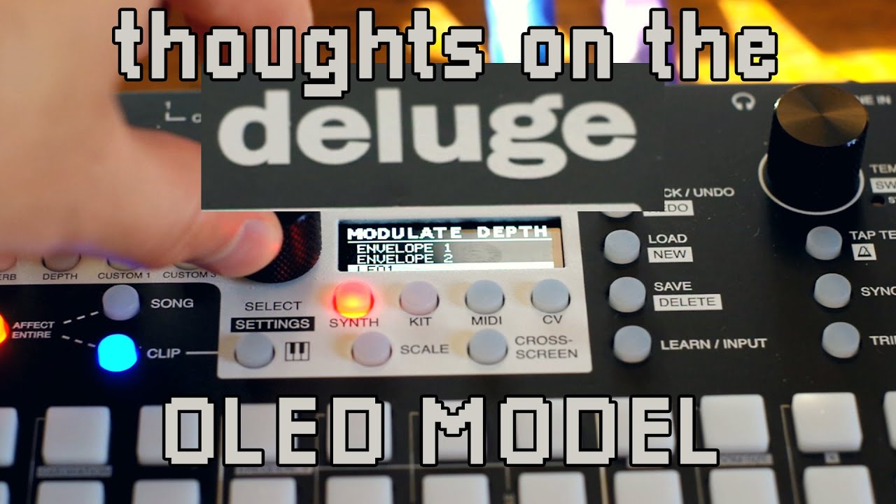 Deluge OLED Model // Thoughts, Ideas, and Comparison to OP-1