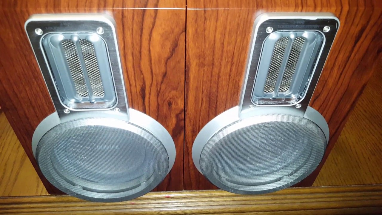 Speaker philips MCD 700 test peak 25 watts RMS. Vintage receiver audio crazy eugene