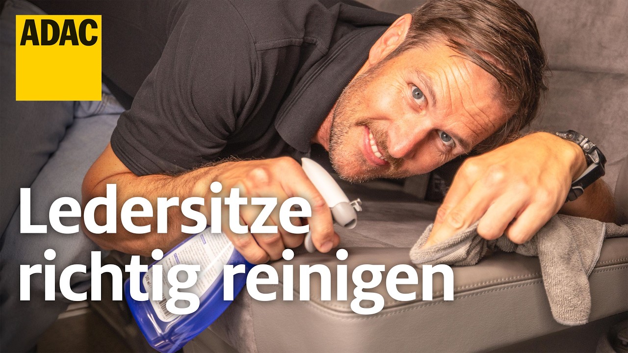 Ledersitze richtig reinigen & pflegen: So strahlt euer Autoleder wie neu! I ADAC