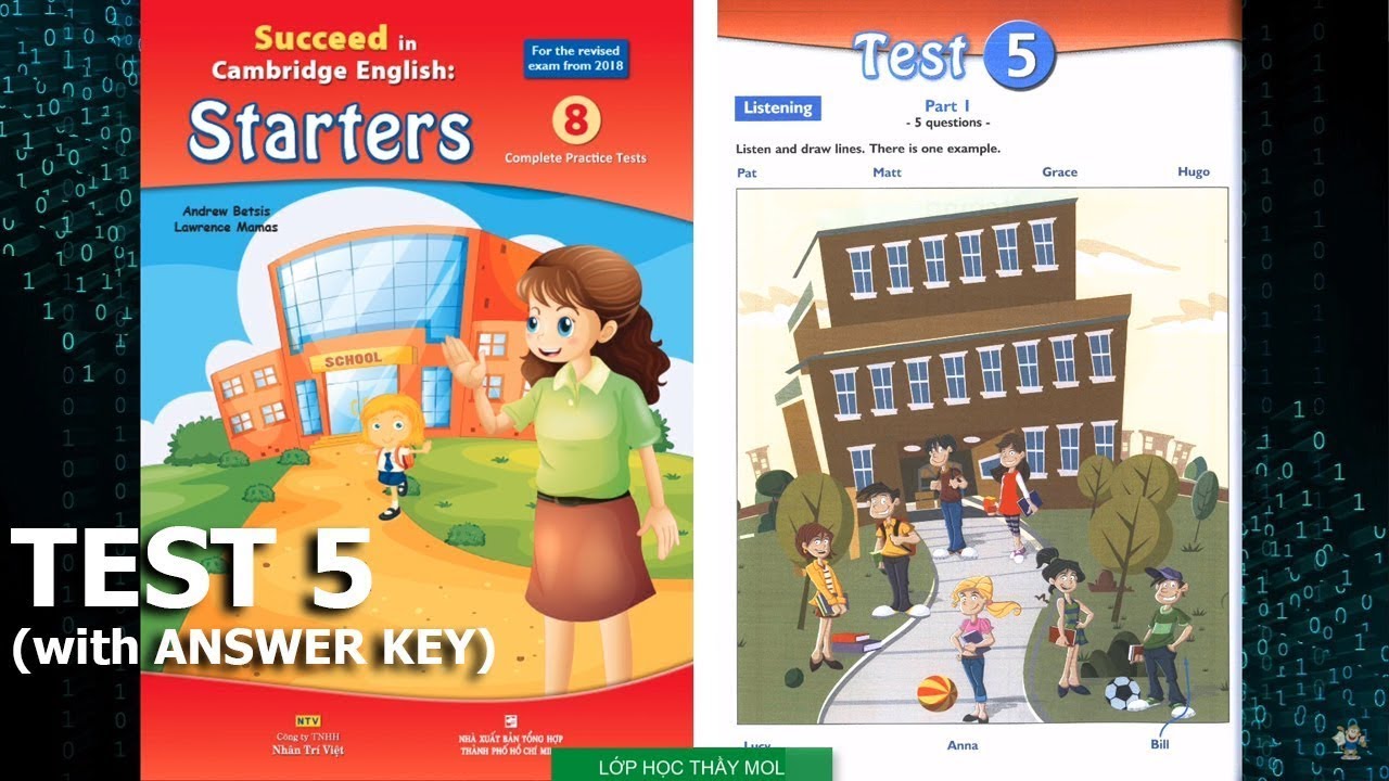 SUCCEED 8 Complete Practice Tests - Listening Tests 5 | Lớp Học Thầy Mol