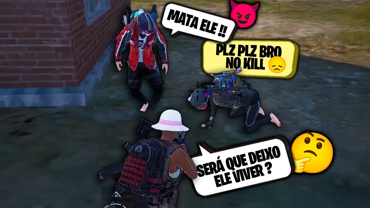 GRINGO IMPLOROU PELA VIDA 😂 PUBG MOBILE