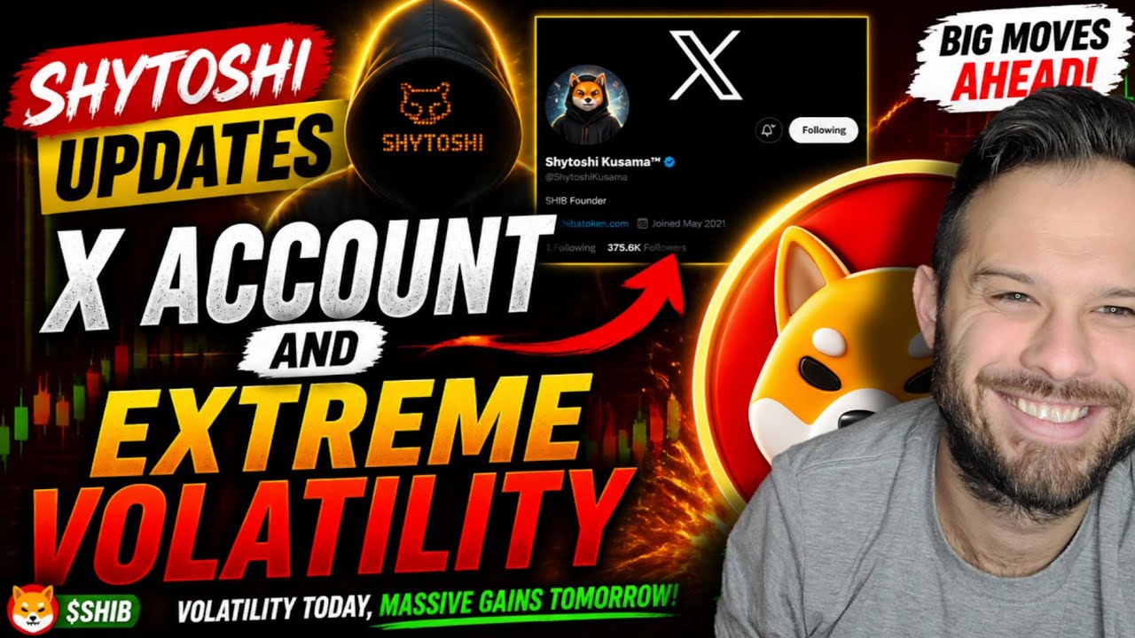 Shiba Inu Coin | SHIB демонстрирует экстремальную волатильность на фоне обновления аккаунта Shyto...
