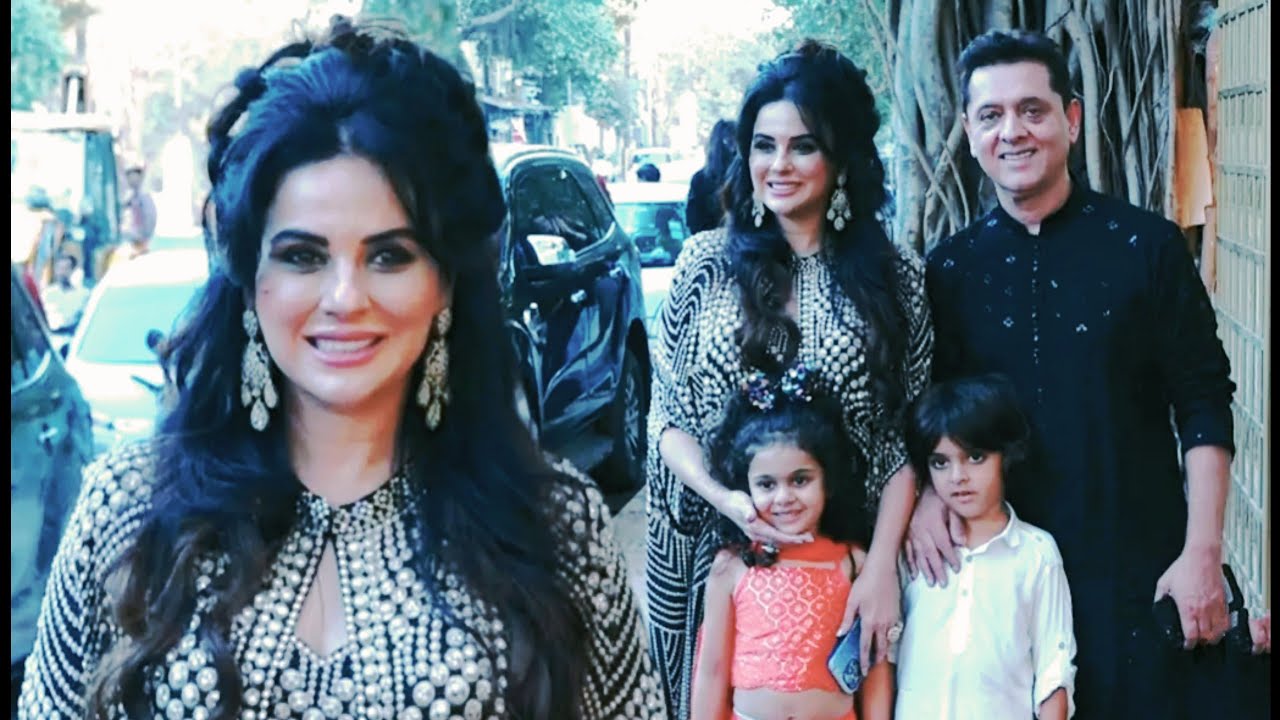 Sara Khan & Arfeen Khan With Kids Spotted At Iftar Party With Other Some Bigg Boss 18 Contestants