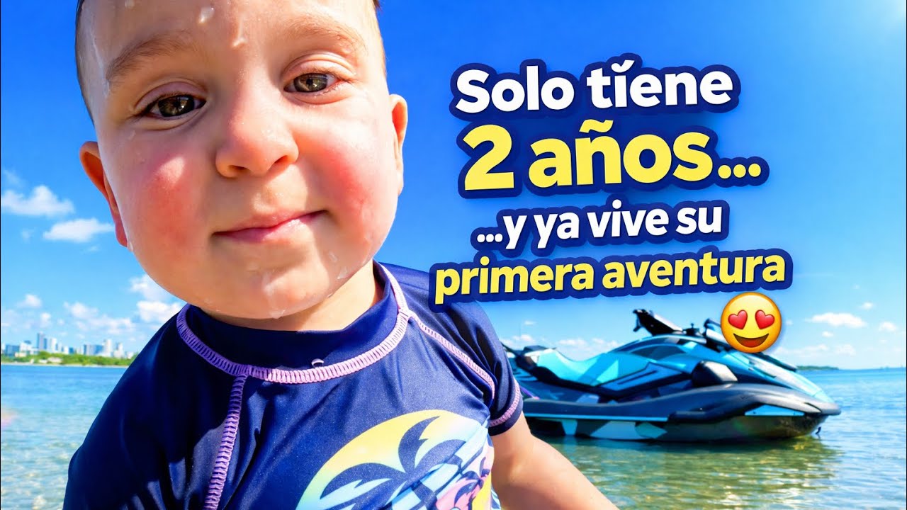 2 Year Old Baby Boy FIRST TIME on Jetski!