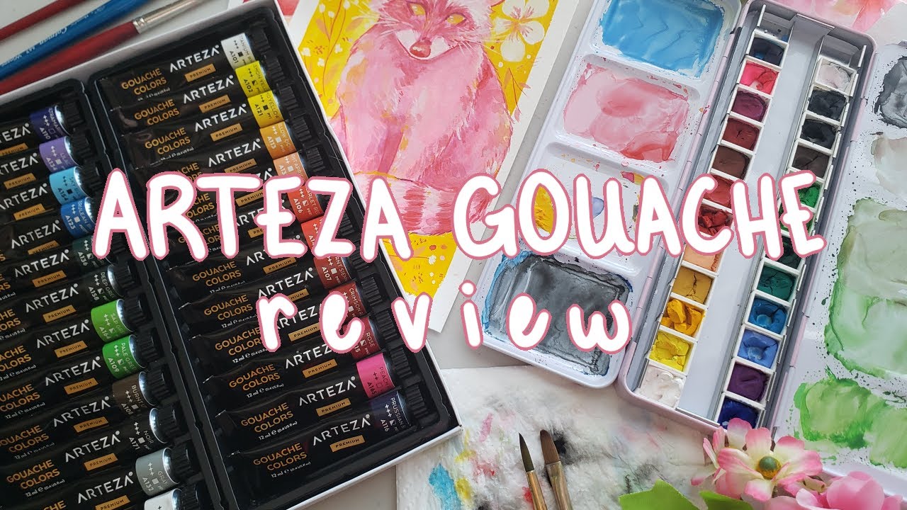 ﾐ☆ Arteza Gouache Review + Speedpaint