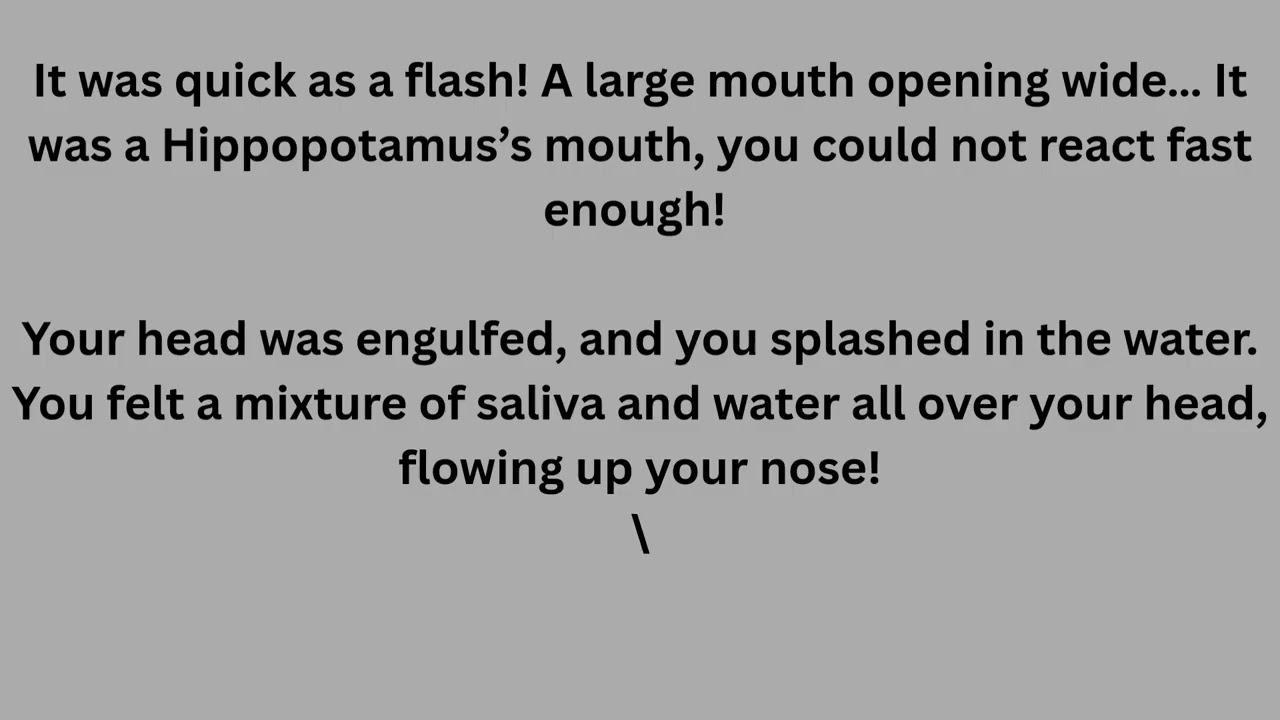 (Requested Audio) Hippopotamus (Oral Vore Fatal Audio)