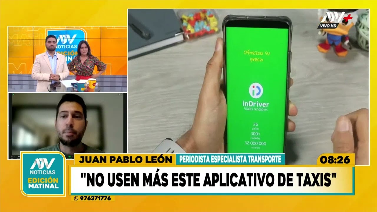 ¿Cuáles son los aplicativos de taxis más peligrosos en el Perú?