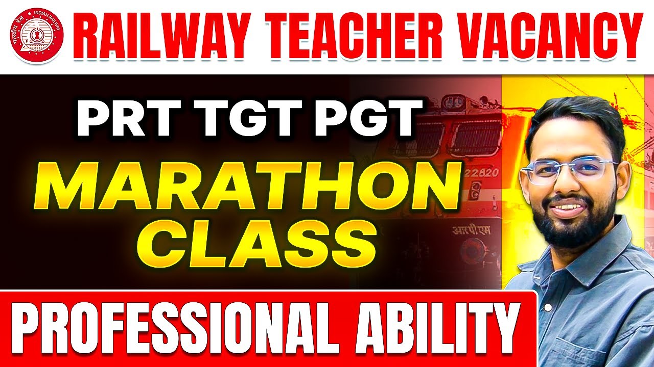 railway teacher vacancy 2025 professional ability notes mock test course test series  exam date
