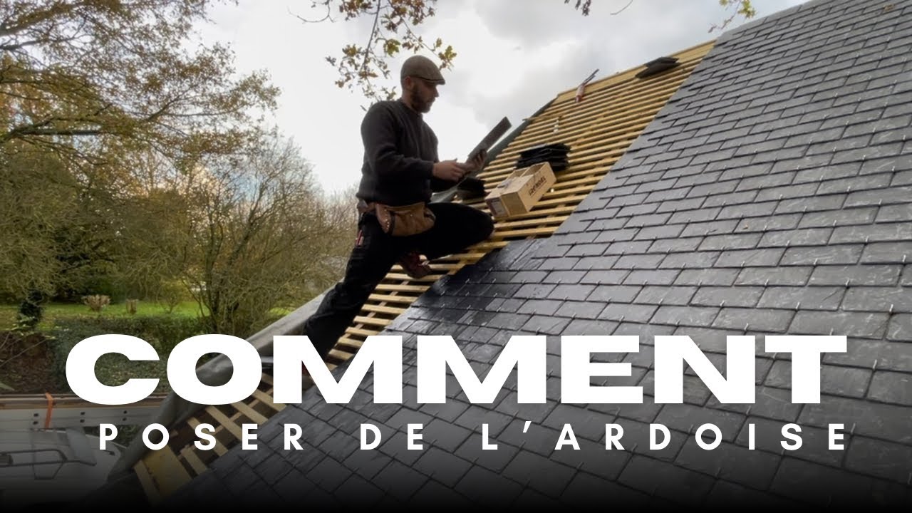 Je te montre comment poser de l&rsquo;ardoise.