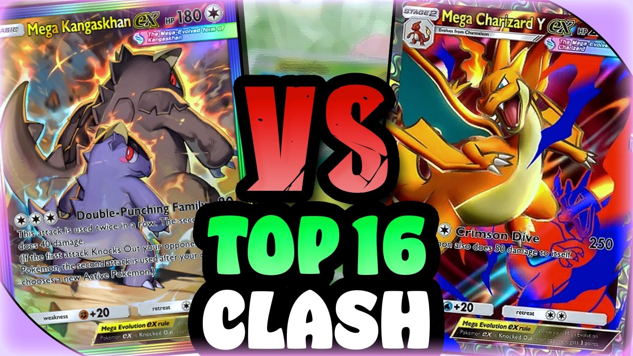 TOP 16 | Poison Mega Kangaskhan EX VS Mega Charizard Y EX! Pokemon TCG Pocket