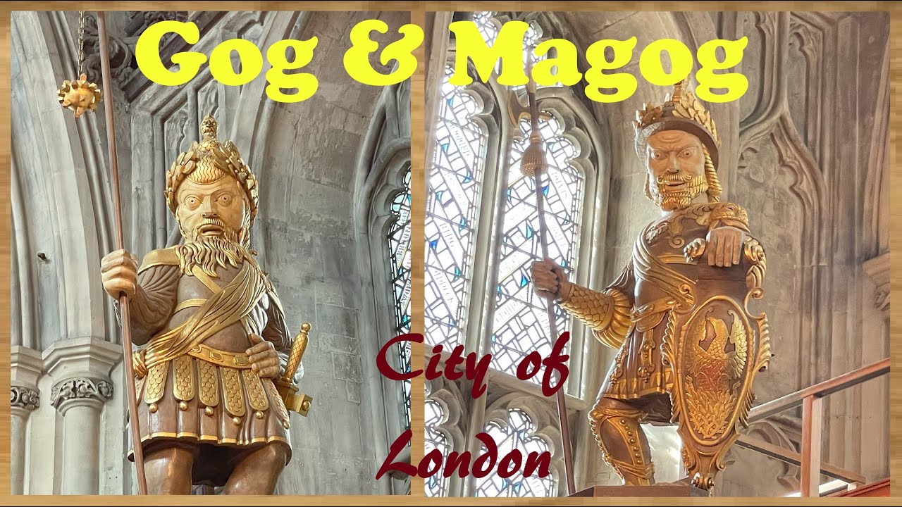 Gog and Magog - the symbolic protectors of the City of London.