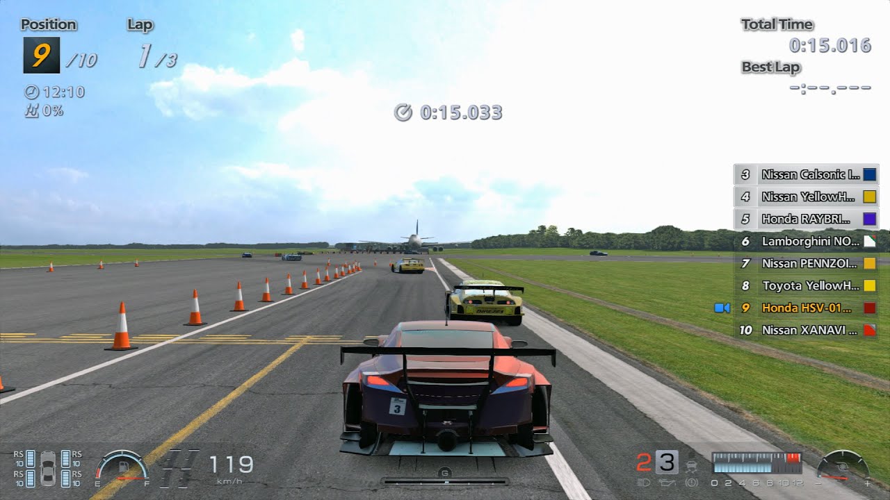 Gran Turismo 6 | Honda HSV-010 GT Base Model 2012 | The Top Gear Test Track Race | GT6 | PS3
