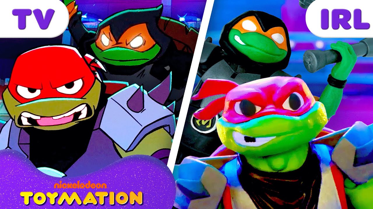 TMNT Toys Battle Raph in Tales of the Teenage Mutant Ninja Turtles! ⚔️ | Toymation