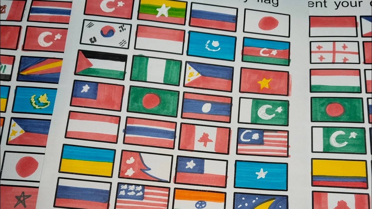 🎨 Drawing World Flags LIVE! 🌍 comment your country flag 📛🇵🇸❤️