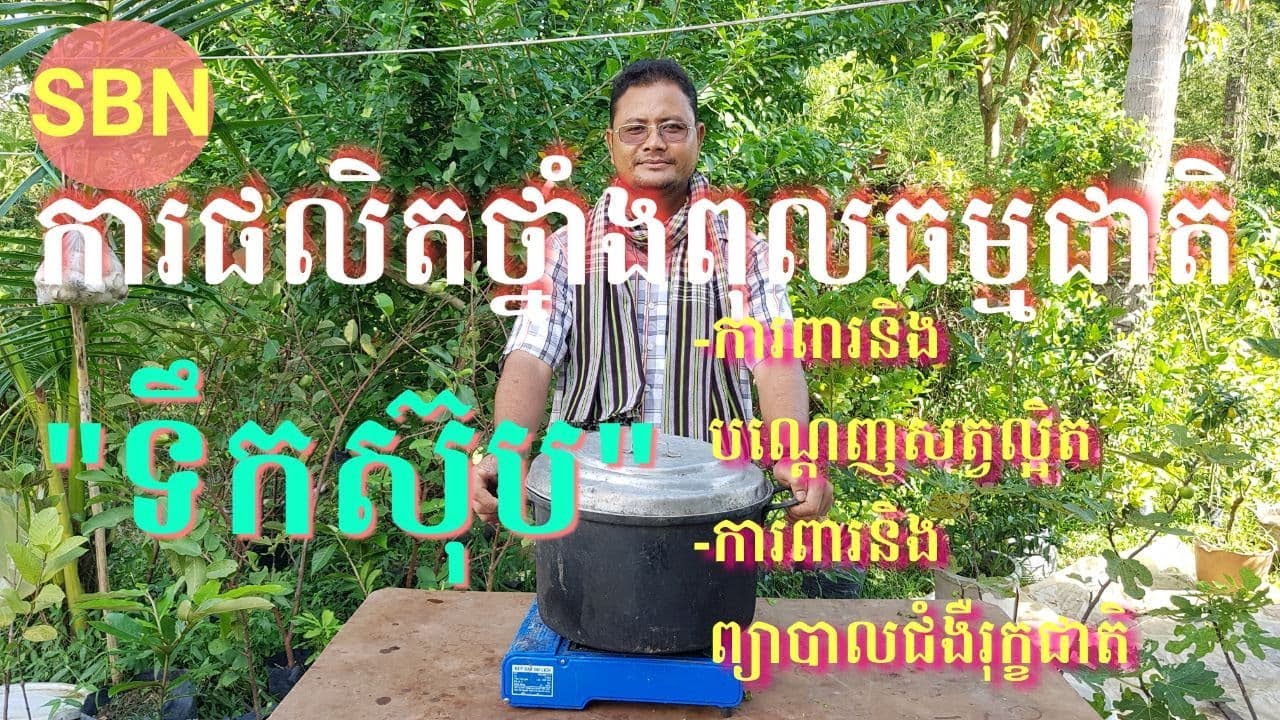 ការផលិតថ្នាំពុលធម្មជាតិ