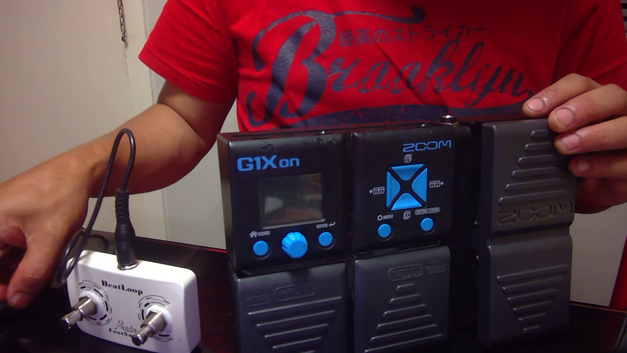 Zoom G1Xon external footswitch (Home and Rhythm/Looper)