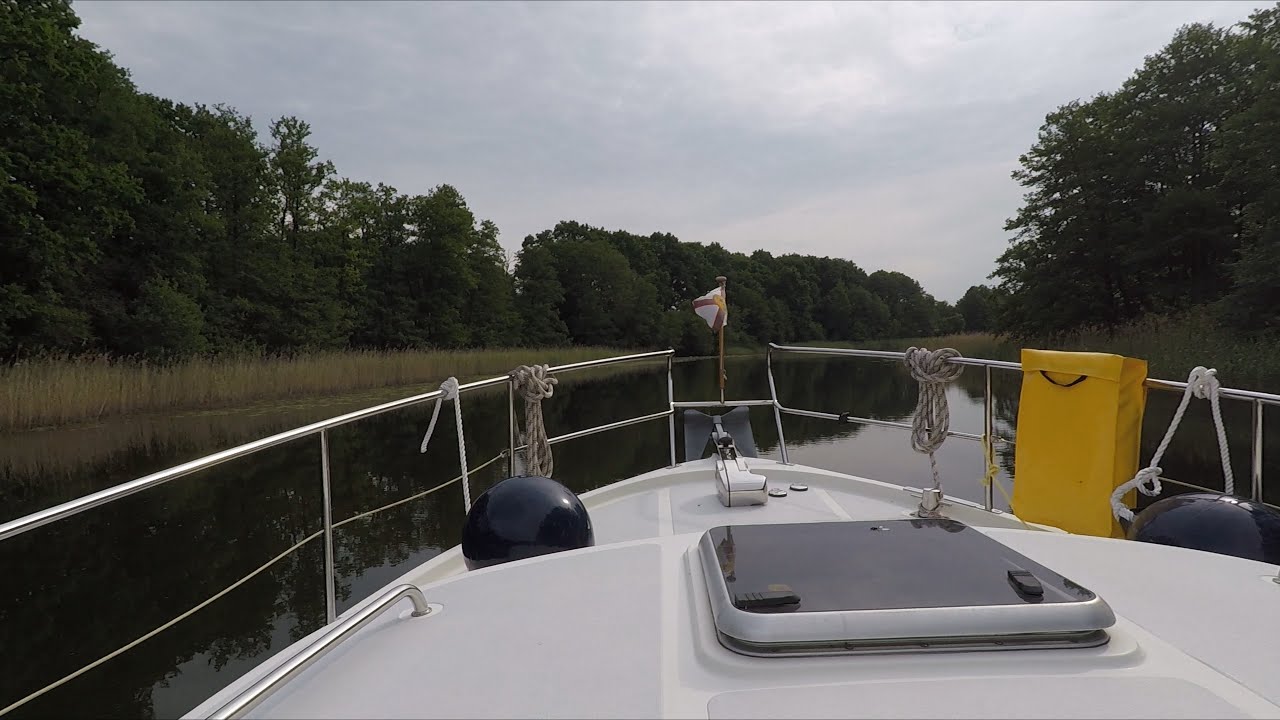 Mit dem Motorboot über die Havel durch Brandenburg: von Fürstenberg nach Mildenberg (RoT 01 #03)