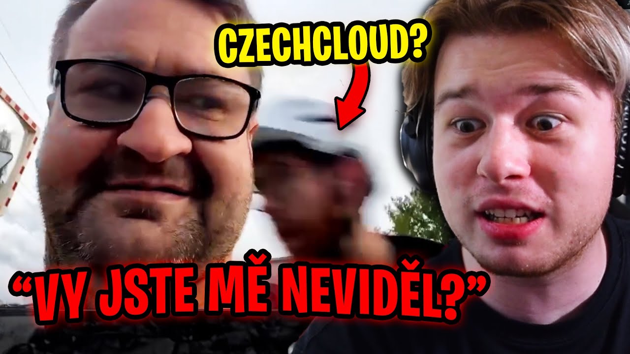 CYKLISTA SRAZIL BRUNCLÍKA NA STREAMU