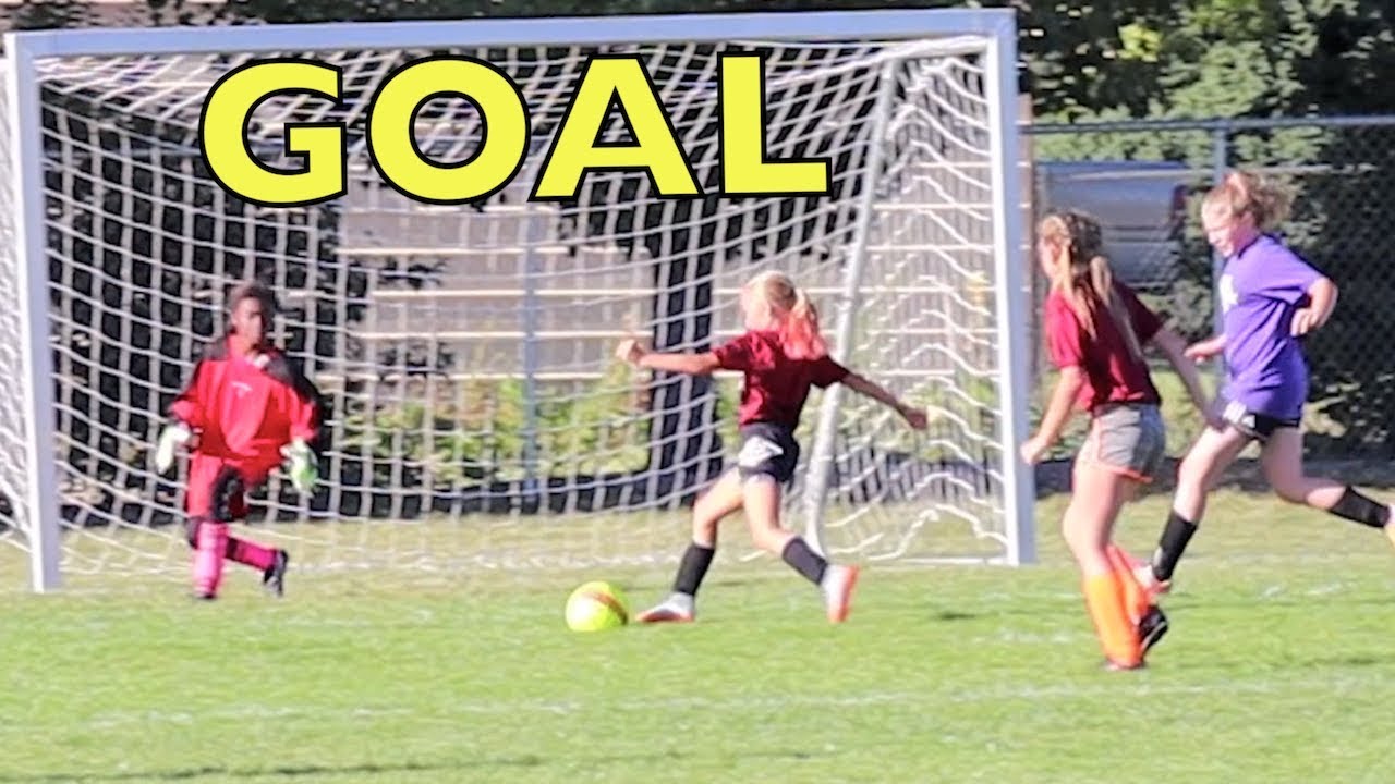 ⚽️GIRL SCORES HER FIRST SOCCER GOAL