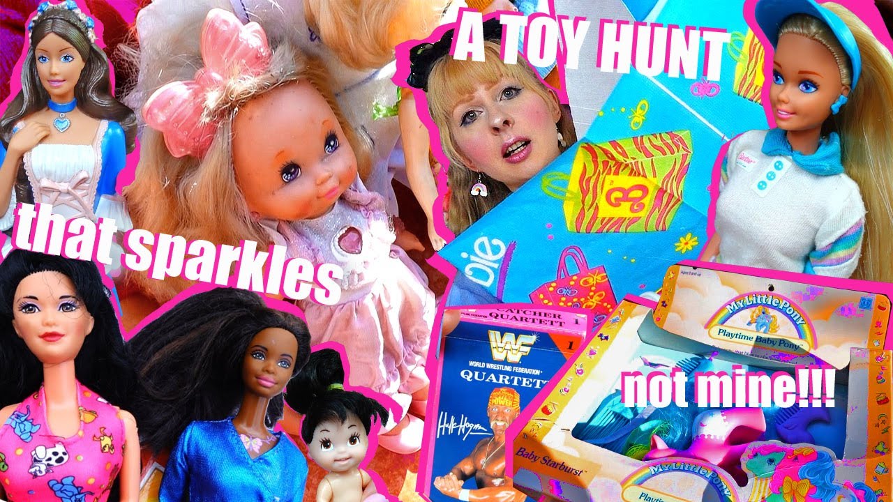 Flea market TOY & DOLL HUNTING April 2024 - 90s Barbie, PJ Sparkles, G1 My Little Pony, Quints, WWF