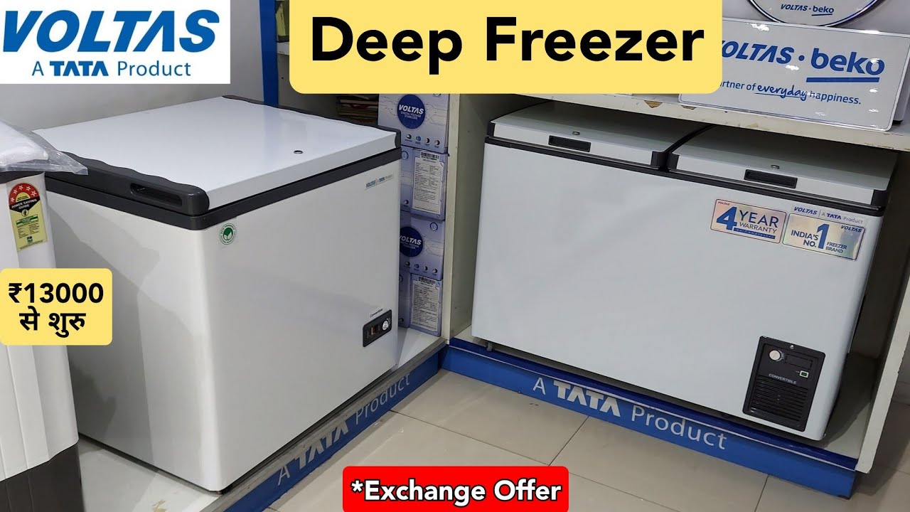 Deep Freezer by Voltas (Single & Double Door) | Commercial Items