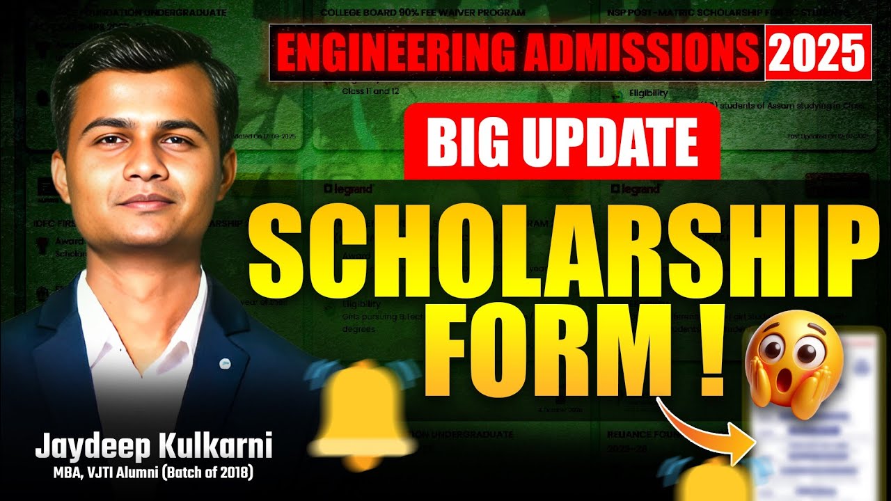 Engineering Scholarship 2025 Update | MahaDBT Scholarship From Filling #engineering #scholarship