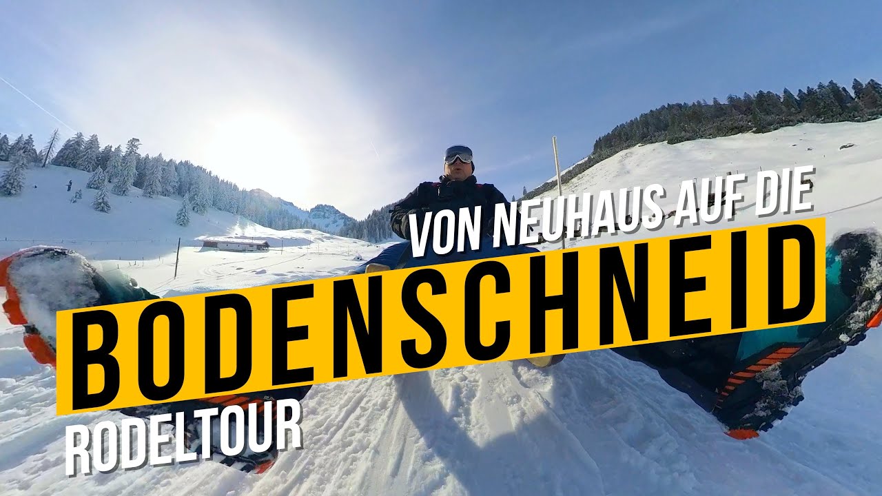 Bodenschneid  🛷🏔️❄️🌨️  Rodeltour Schliersee Neuhaus Schlitten 4K Insta360 X3