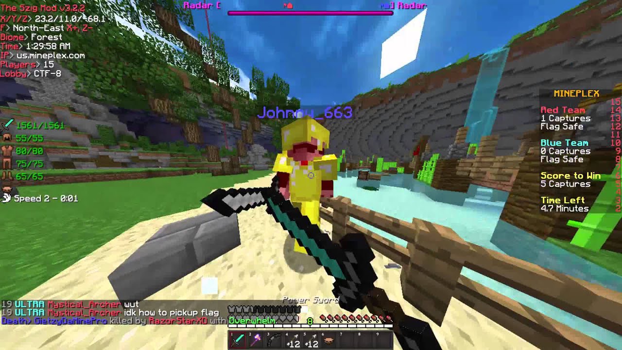 Capture the Flag! #1 |The Best Kit for CTF?| (Minecraft Mineplex server)