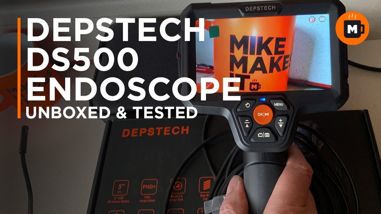 Depstech DS500 Endoscope Borescope unboxing and review