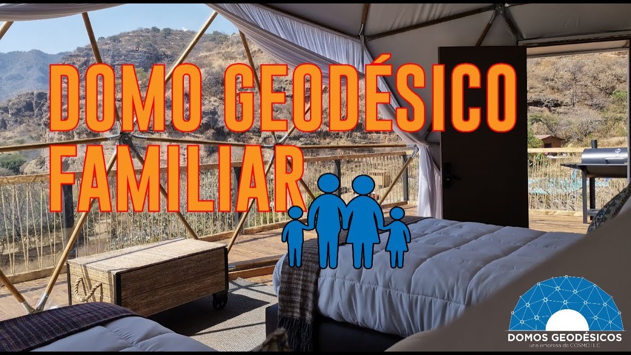 Domo geodésico para glamping FAMILIAR - Domos geodésicos COSMOTEC