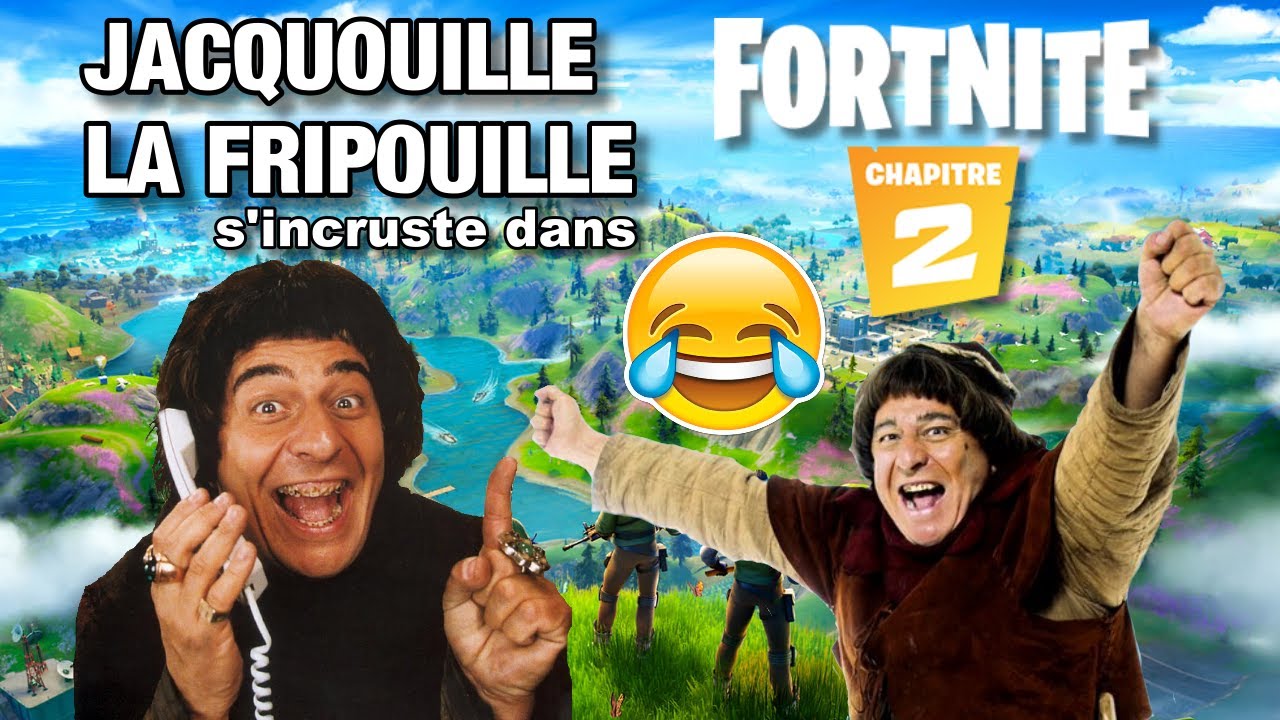 Jacquouille la fripouille s'incruste dans Fortnite