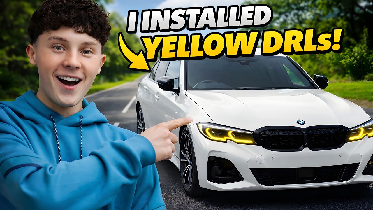Installing Yellow DRLs on My BMW G20 (Full Guide)
