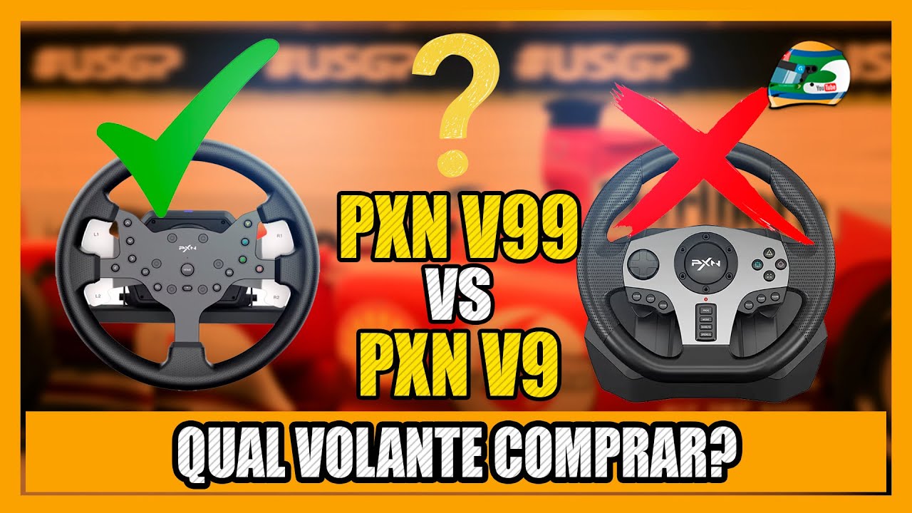 PXN V9 ou V99 – Qual Volante Escolher? 🚗 Descubra Aqui!