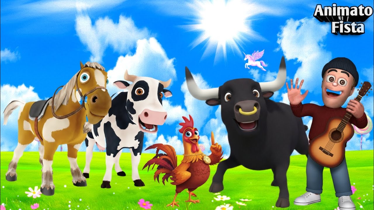 ​¡Baile Loco de Animales! 🐖✨ Crazy Farm Party | Animato Fiesta